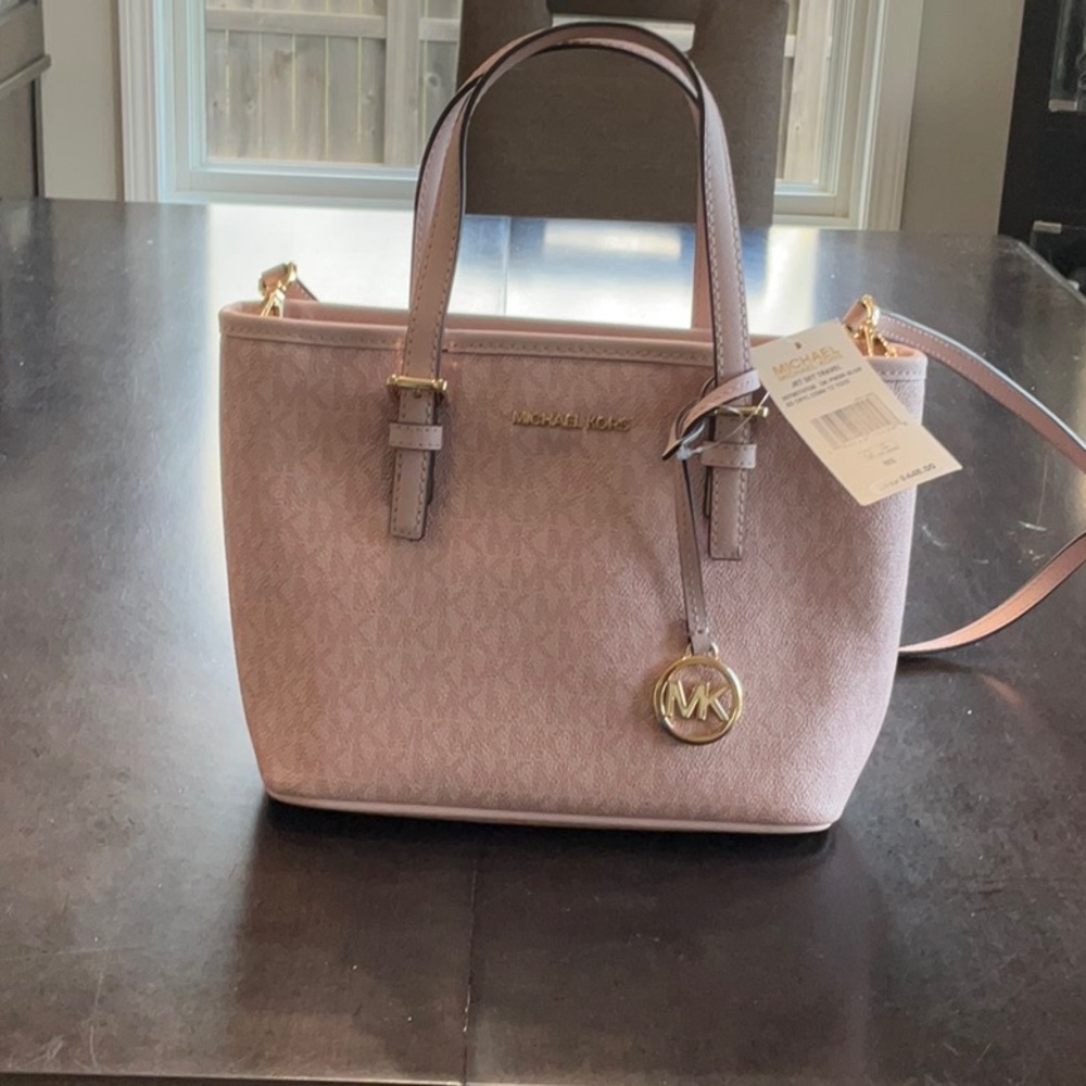 NWT Pink signature Michael Kors tote